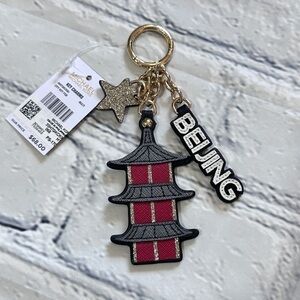 NWT Michael Kors Beijing City Key Fob